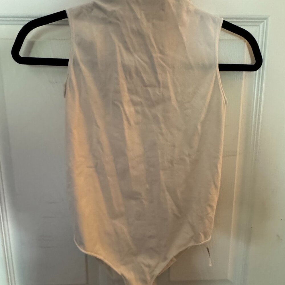 SKIMS cream High neck bodysuit